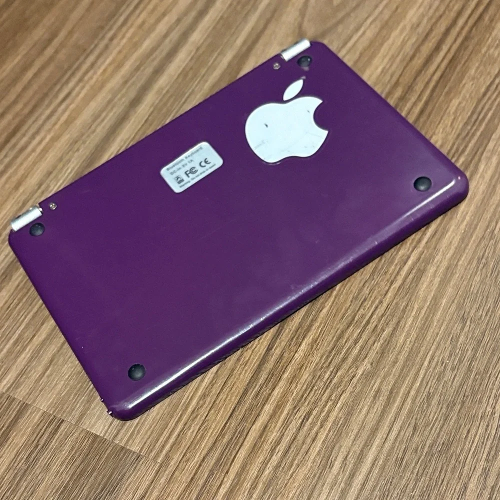Purple Ultra Thin Bluetooth Keyboard for iPad Mini